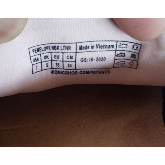 Vionic Women's Penelope Pink Athletic and Training Shoes 7 - Picture 10 of 10